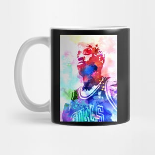 Dennis Rodman Watercolor Mug